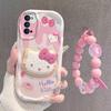 Hello Kitty Kuromi Bracket Holder Chain Casing For Huawei Honor 400 Lite Pro X9B X8C X8B X8A X9D X7D X7B X7A X6B 90 Lite 5G Case