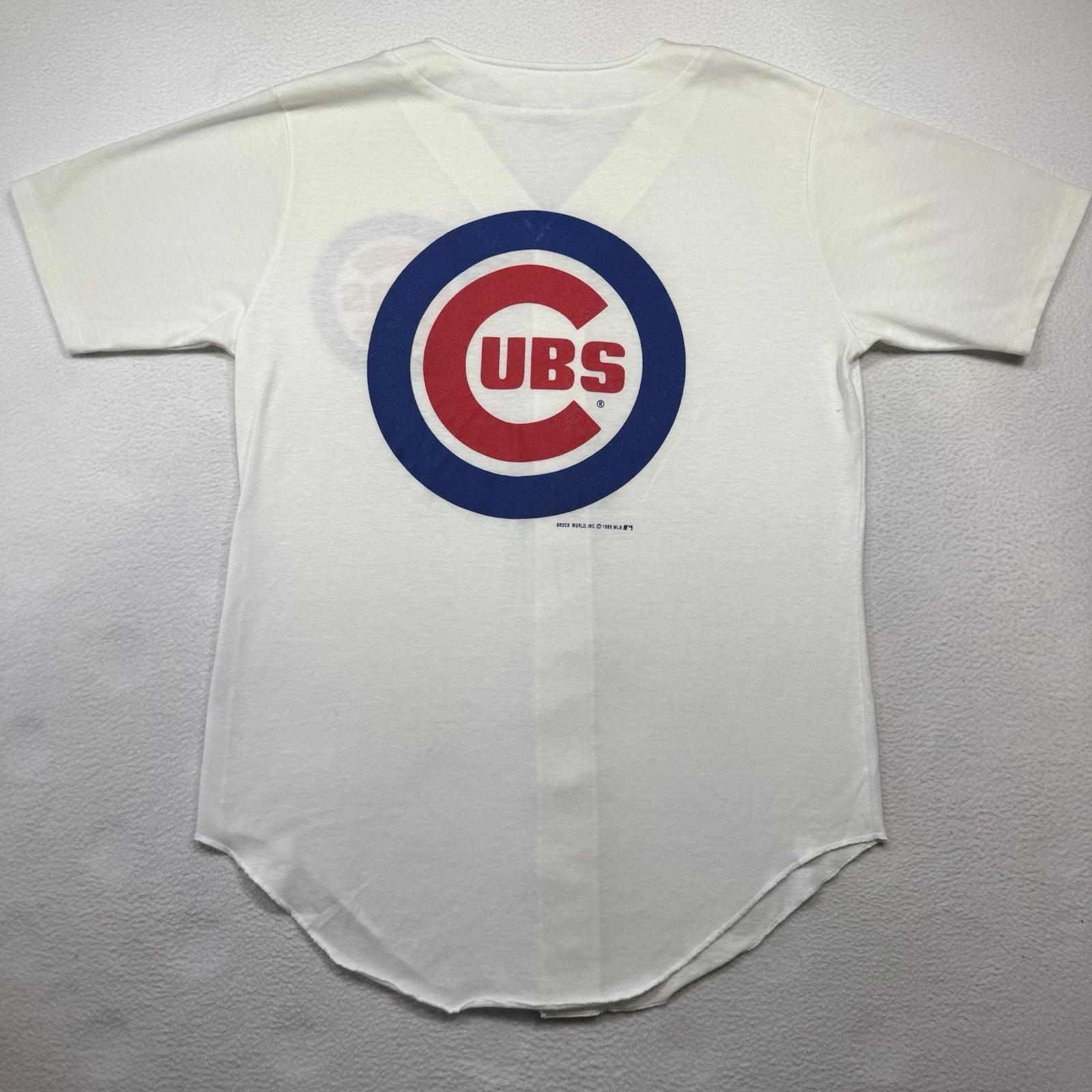 

Винтажная футболка Chicago Cubs 80-х годов Single Stitch Двусторонняя Размер L РЕДКАЯ XL