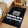 Roblox Personalized Text Floor Rug Office Rug Suitable for Playrooms Living Rooms Decorate Room Balcony Antislip Carpet Decorate Offices