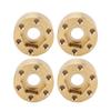 4Pcs Wheel Hex Hub Widen Brass Weight Wear Proof Wheel Hex Widen Adapter for 1.9in 2.2in Hub