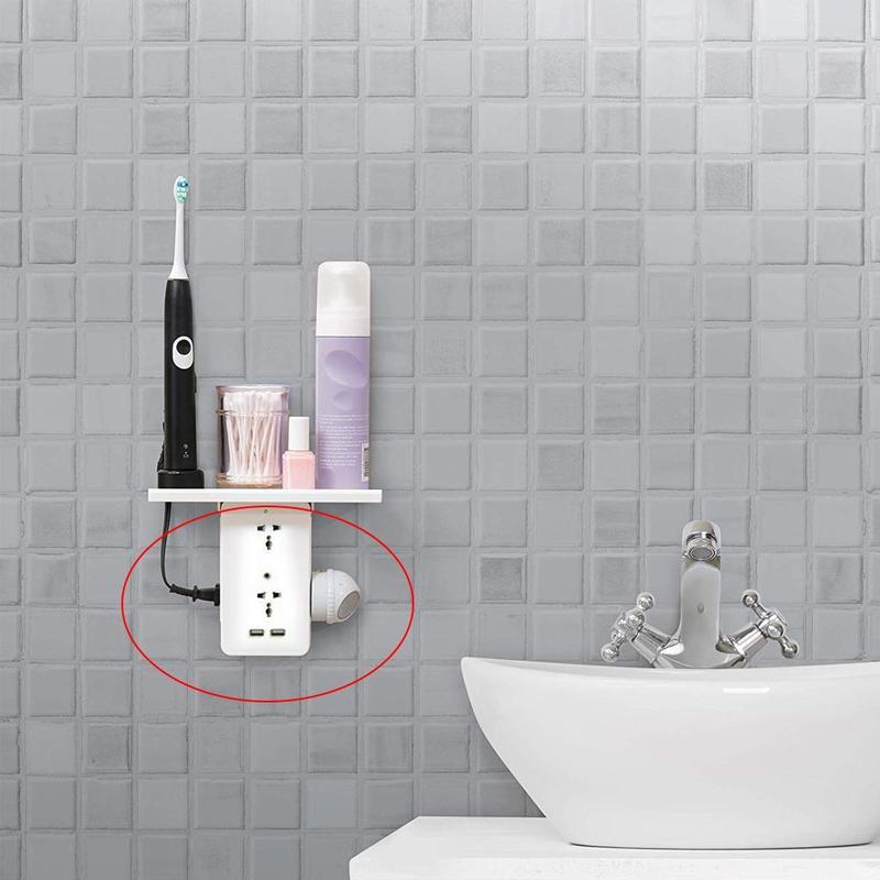 Buy Socket Shelf 8 Port Surge Protector Wall Outlet 6 Electrical