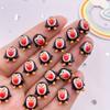 50ks Colorful Resin Mini Kawaii Heart Penguin Art Nail Flatback Drahostone Nášivka DIY Bow Scrapbook Dekor Příslušenství Řemesla