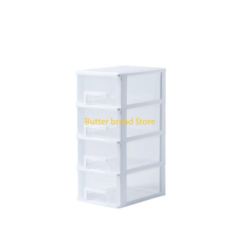 W89C Multifunctional Plastic Storage Bin Deck Office Supplies Home Storage Cabinet