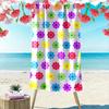 Colorful Floral Pattern Beach Towel Beach towel quick-drying for travel outdoor sports jogging beach and swimming
