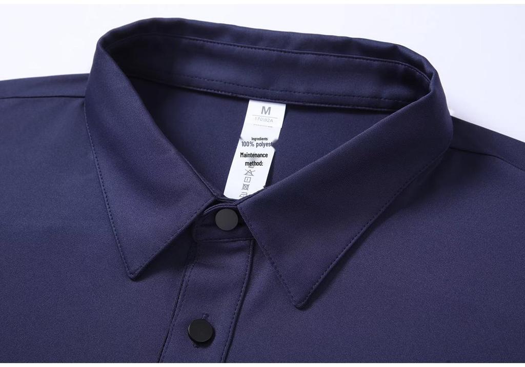 Men's Cross-Border Milk Silk Lapel Polo Shirt - Short Sleeve Sports & Running Top
