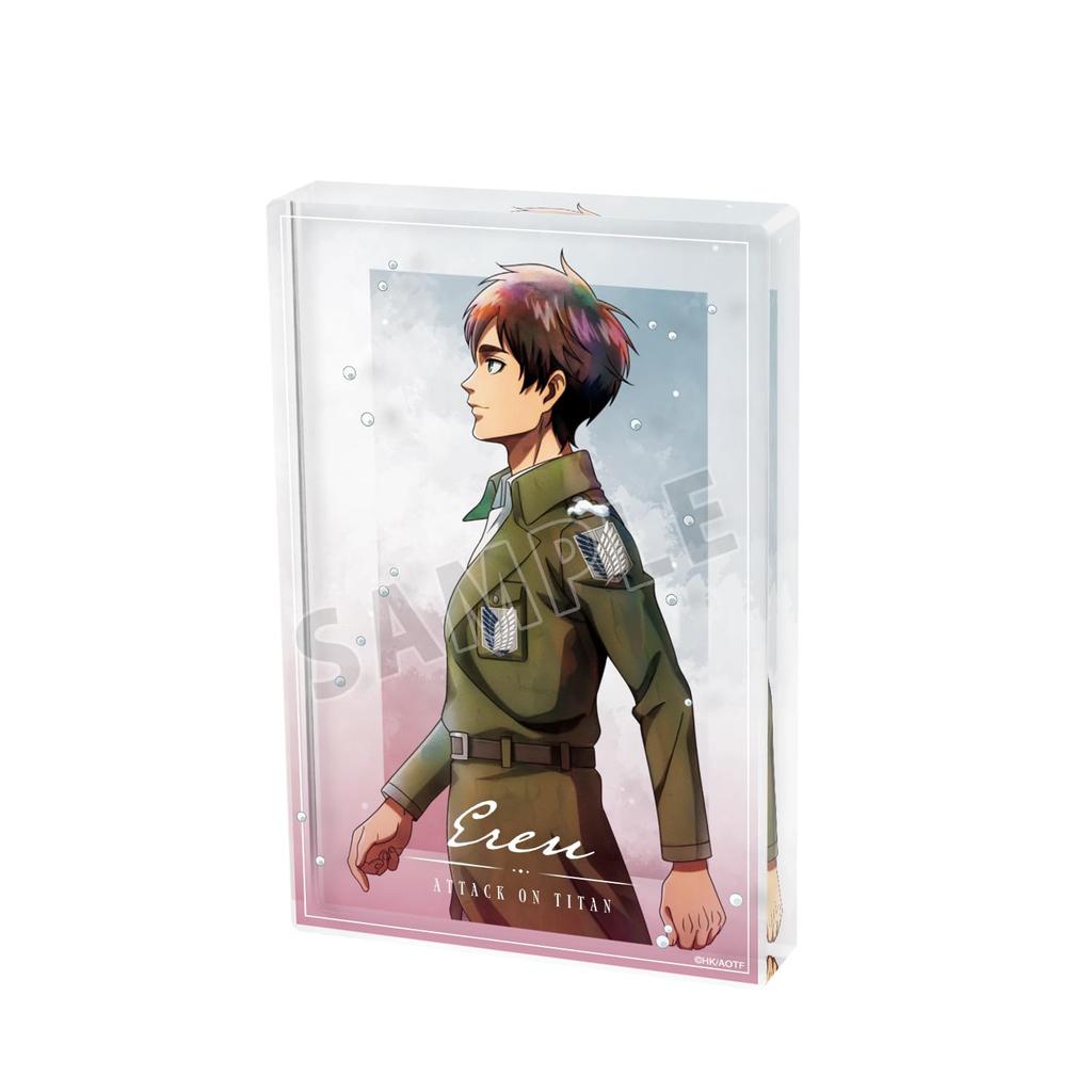 Attack On Titan Original Illustration Eren Winter Walk Acrylic Block Ver.