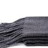 Autumn And Winter Solid Color Imitation Cashmere Scarf Monochrome Thickened Long Men And Women Tassel Shawl Warm Scarf