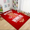 Custom Name Olympiacos FC Crest Carpet Rug Customizable Soft Washable Anti-Slip Home Living Room Sofa Mats Personalized Rug. 0909227