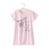 Girls' Modal Silk Summer Pajama Dress - Thin Princess Style for Kids