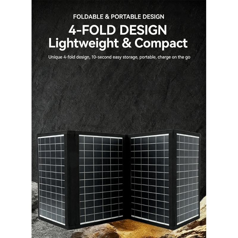 Portables 40W Foldable Solars Chargers Light Weight for Camping Hiking with Phones Tablets Emergency Power