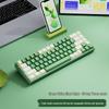 BOW Hot-Swappable Wired Mechanical Keyboard - Universal Compact Gaming with Small Red/Brown Switches, 68 Keys