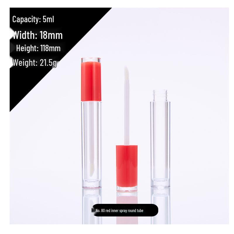 

В наличии: 5 мл Круглый Прозрачный Тюбик для Блеска для Губ, Внутреннее Напыление, Пустой Флакон для Блеска для Губ, Тюбик для Помады