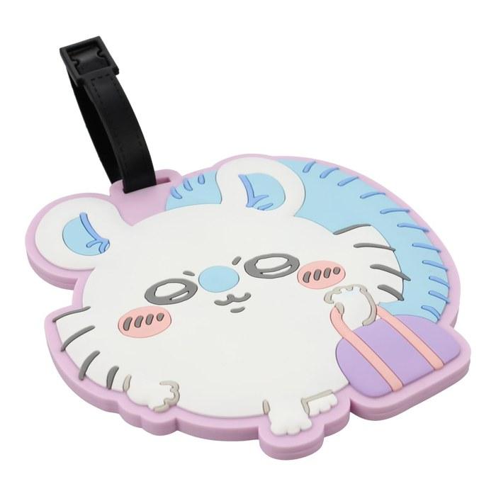 Shobido Chiikawa Luggage Tag - Travel Series (Pterygota) 12cm x 1cm x 11.5cm