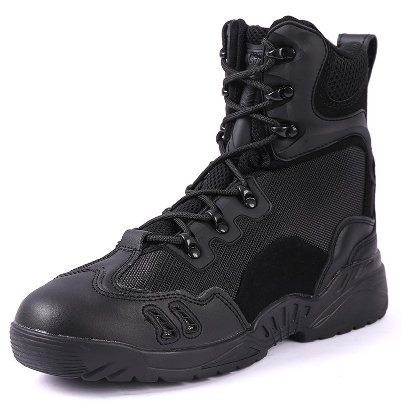 Men S Outdoor Army Camouflage Combat  Boots Shoes Men Anti-Slip Military Tactical Boots 2022 Newest 38