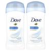 Dove, Antiperspirant Deodorant, Original Clean, Dubbelförpackning, 2 Förpackningar, 75 g (74 g) Varje