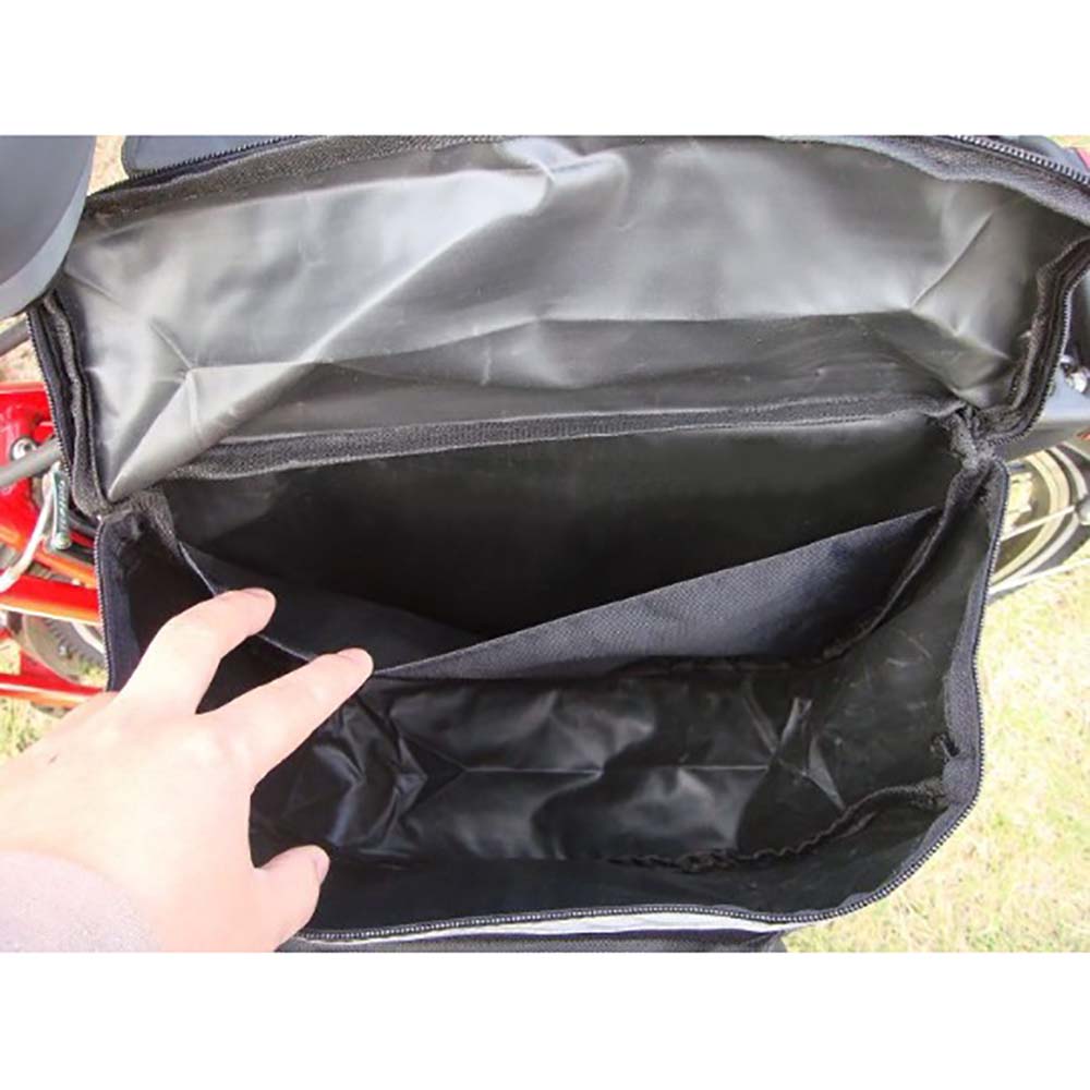 Waterproof Fabric Bicycle Cycling Rear Seat Saddle Package Double Panniers Bag