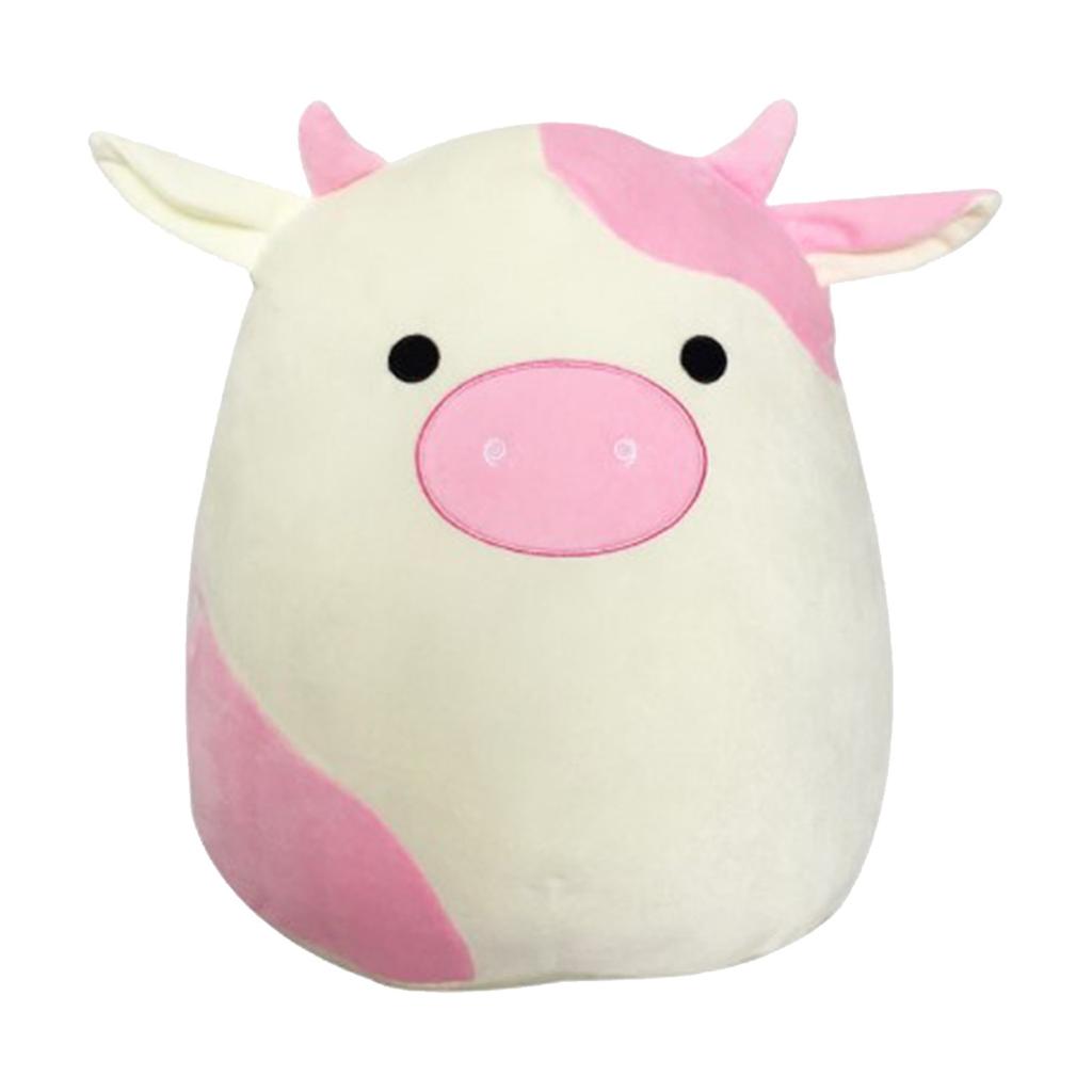 Peluche Mignonne Douce Vache Animaux en Peluche Super Cadeau Pour Enfants Anniversaires Noël