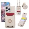 Crossbody Wallet with Card Holder Phone Case For iPhone 15 16 Pro Max 14 13 12 11 16E Lanyard Wrist Strap Leather Cover