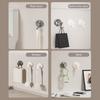 Stable Suction Cup Hook for Storage Not Drill Installation ABS Wall Hook Vacuum Suction Hook Simple Install for Home