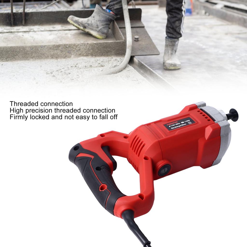 Concrete Vibrator Handheld Concrete Vibrator High Frequency Electrodynamic Concrete Vibrator for Eliminating Bubbles Mixing