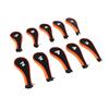 10 Pcs Golf Iron Head Cover Set with Zipper Golf Club Headcovers Fits Most Clubs Protective Golf