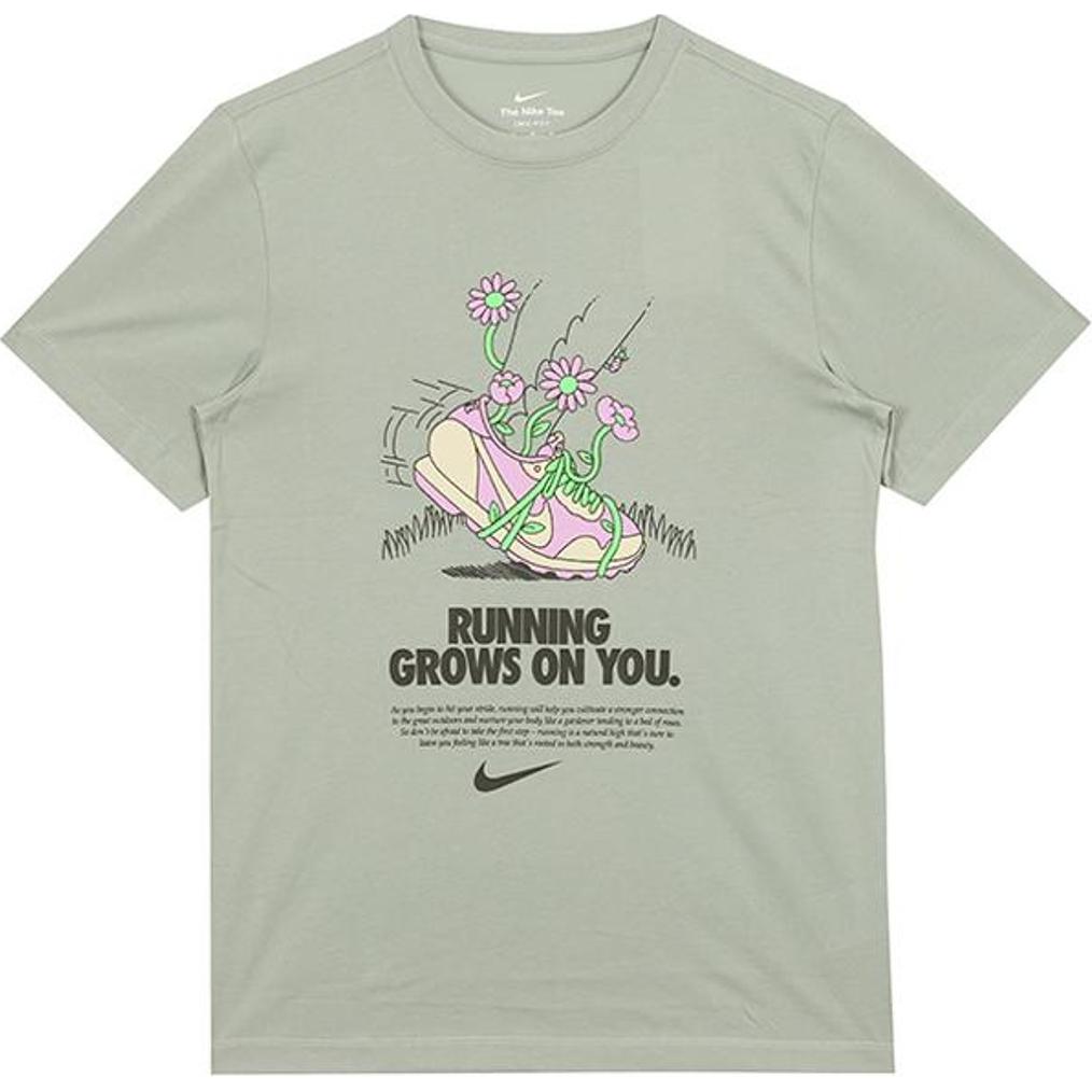 

Nike Dri-FIT Graphic Running T-Shirt Men s Jade Horizon FZ8066-370 M