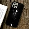 Custodia per Telefono Gesù Cristo Per iPhone 17,16,15,14,13,12,11 Plus,Pro Max,XS,Interno Placcato Argento Colorato