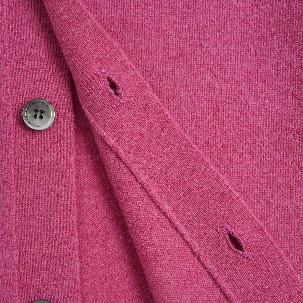 CDG Kawakubo Herz V-Ausschnitt Woll-Cardigan - Japanischer Stil PLAY Strickpullover