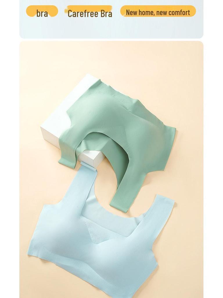 Nahtloser kabelloser Push-Up-BH für Damen: Dünn, Kleine Bruststütze, Sport- und Schlaf-Westenstil, Sommerkleidung