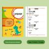 Primary School Mistake Correction Notebook: Grades 1-3 Math, Chinese, English
