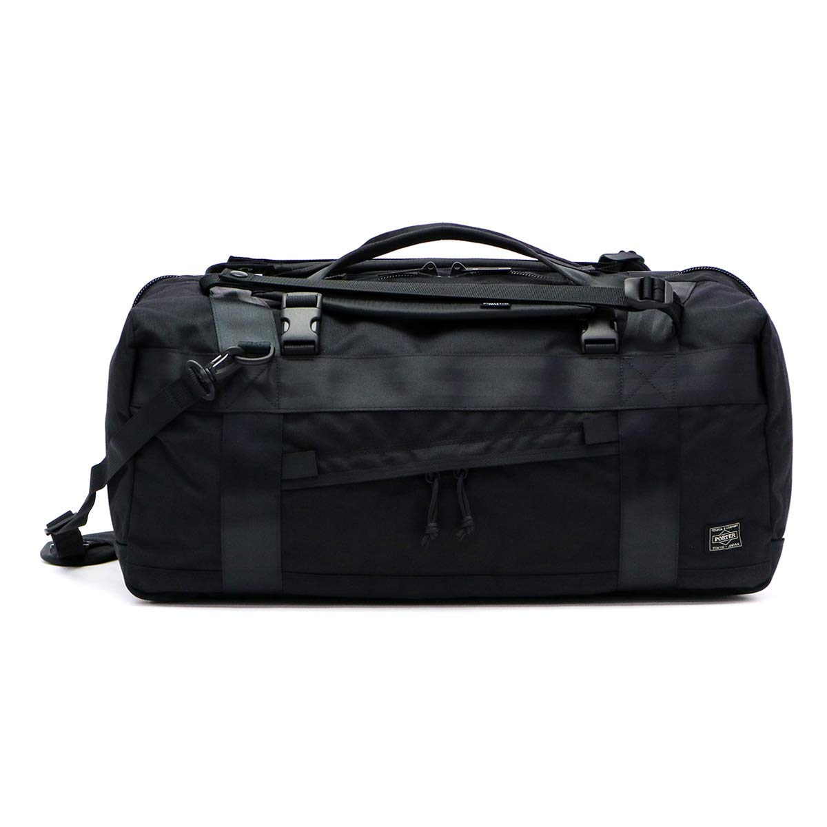 

Porter Booth Pack Duffel Medium 3-Way Bag, чорний