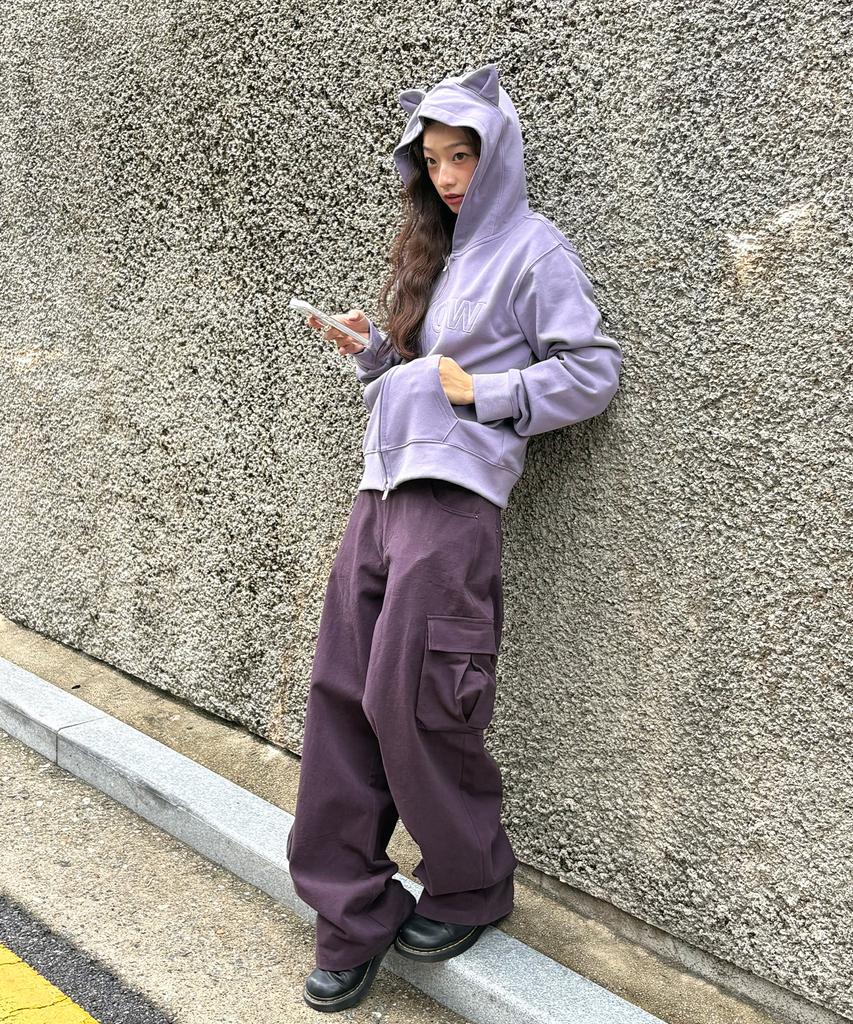 ITZAVIBE Low-Rise Side Pocket Pants