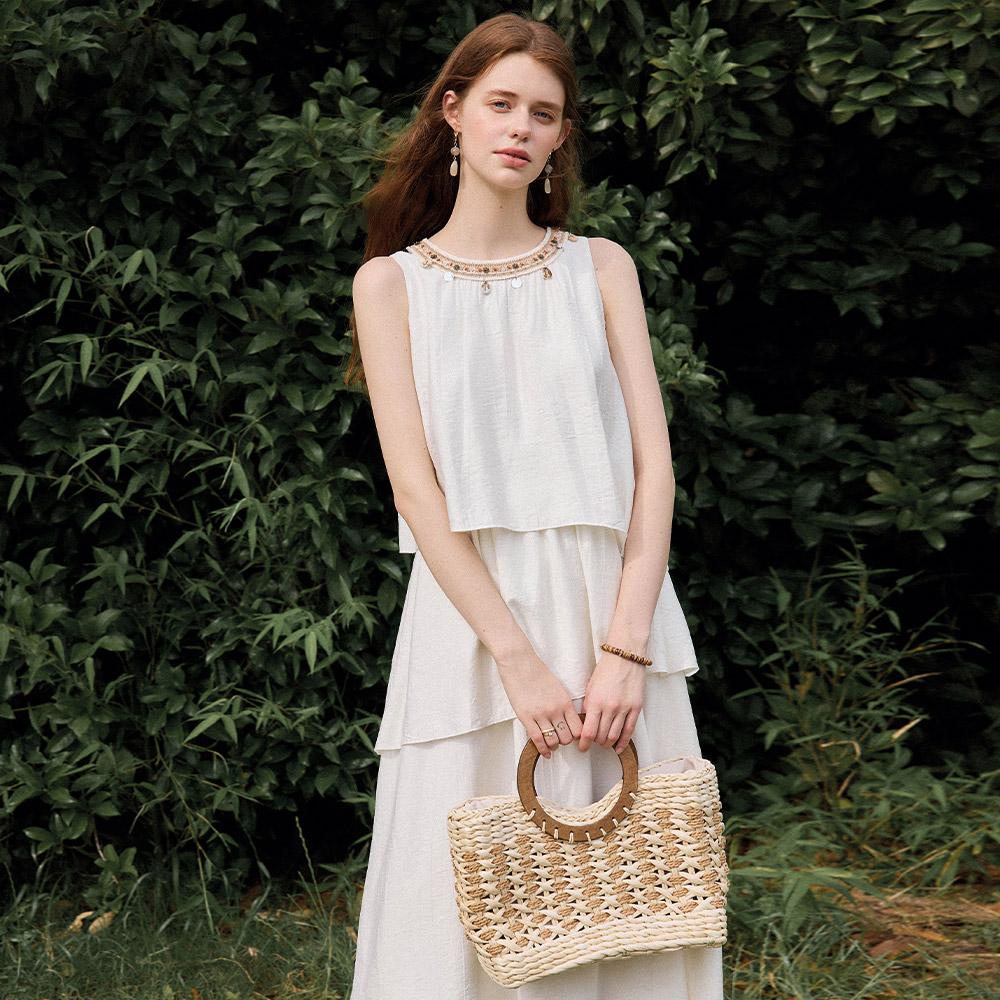 Wednesday Delight Wd_Vacation Layered Sleeveless Dress