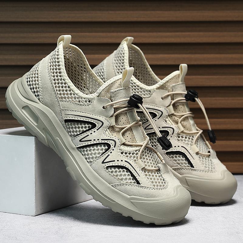 

Чоловічі пляжні босоніжки з дірками Взуття на відкритому повітрі повсякденні босоніжки літо 44 пісочний