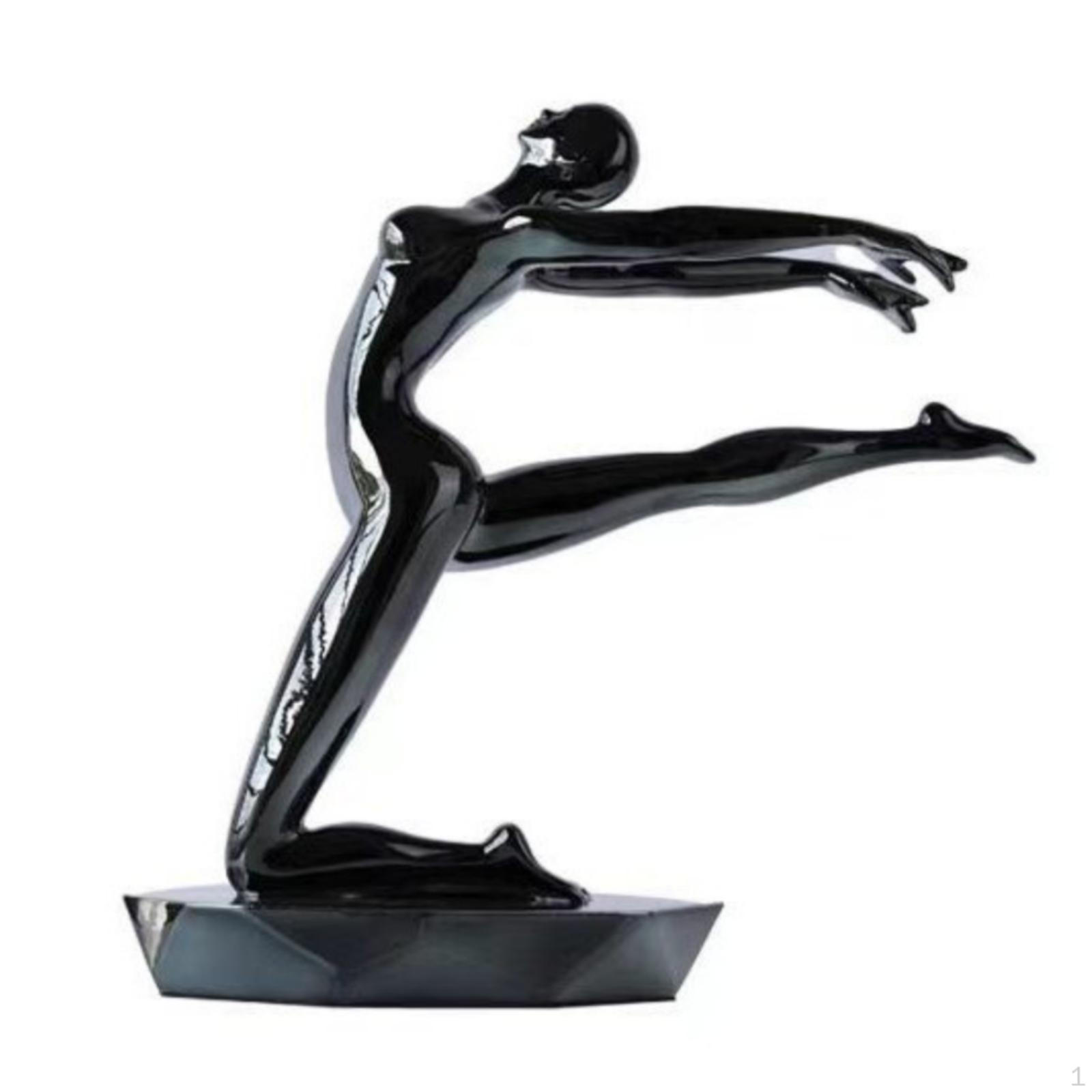 Ballet Dancer Figurine Elegant Resin Ballerina Statue for Dancers, Art Collectors,