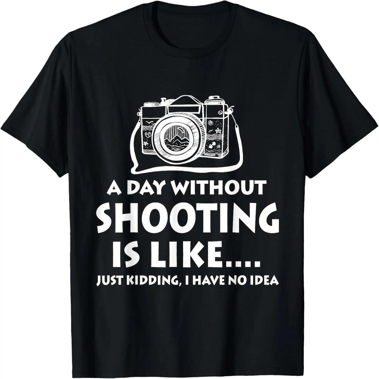 Escape From Reality Photography Camera T-Shirt S чёрный