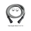 Dishwasher Drain Hose Heavy-Duty Dish Washer Replacement Hoses With Clamp Dishwasher Replacement Accessory For Home Hotel Rental
