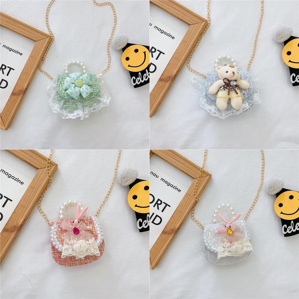 Child Girl Cartoon Animal Canvas Backpack With Breathable Material For Daily Use