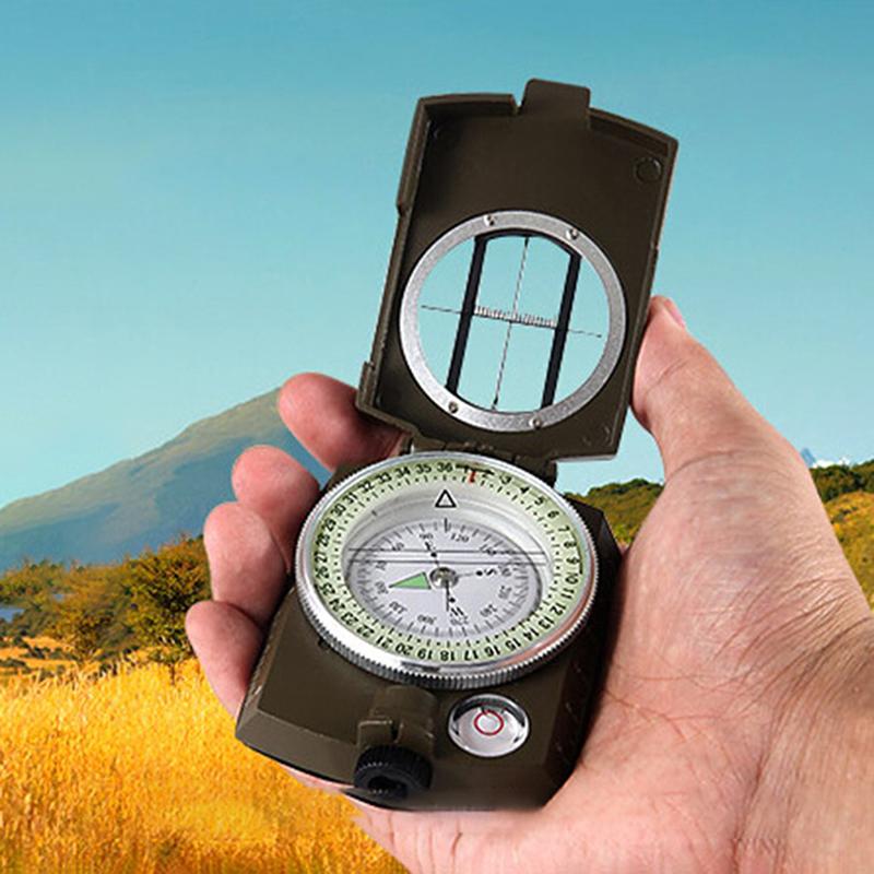 High Precision American Compass Multifunctional Military Green Compass