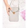 Ladies' Buckle Small Bag, Simple Vertical Style, Transparent, Touch Screen, One Shoulder Crossbody Student Phone Bag