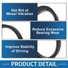 A ABSOPRO Wheel Hub Centric Ring Durable OD 65.1mm to ID 56.6mm Wheel Center