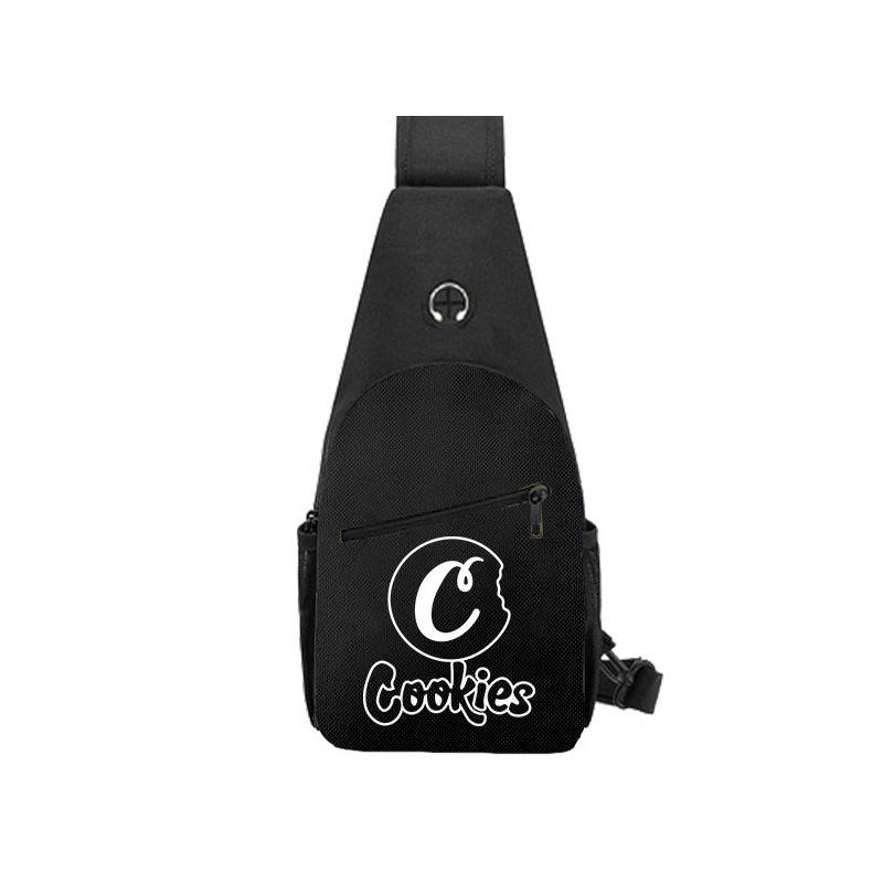 Cook Trend Men'S Breast Bag Fashion Casual Shoulder Bag Multifunctional Waterproof Messenger Bag