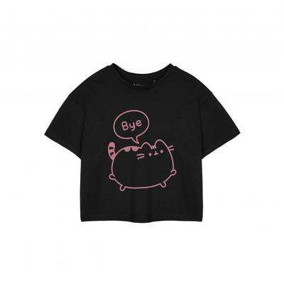 Womens/Ladies Bye Short-Sleeved Crop Top