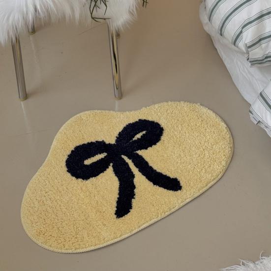 Anti-Slip Floor Mat Absorbent Imitation Cashmere Kitchen Bathroom Mat Oil-resistant Sink Mat Multifunctional Living Room Rug