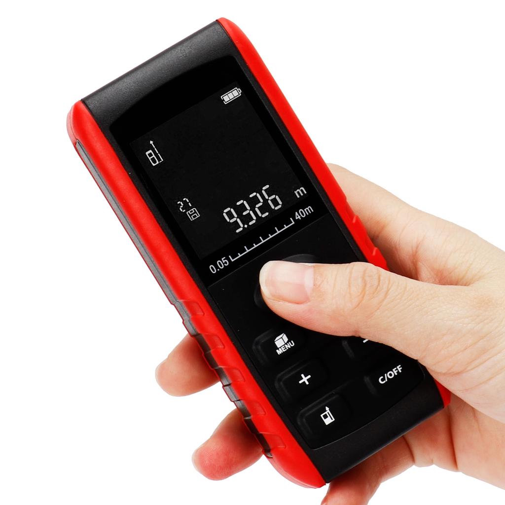 KXL-E40 Laser Range Finder with Display Hand Held Distance Measuring Equipment 0.05-40m