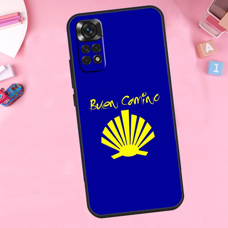 Camino de Santiago Case For Xiaomi Redmi Note 11 8 9 10 Pro 12 Turbo 8T 9S 10S 11S 12S Redmi 12C 10C 9C Cover