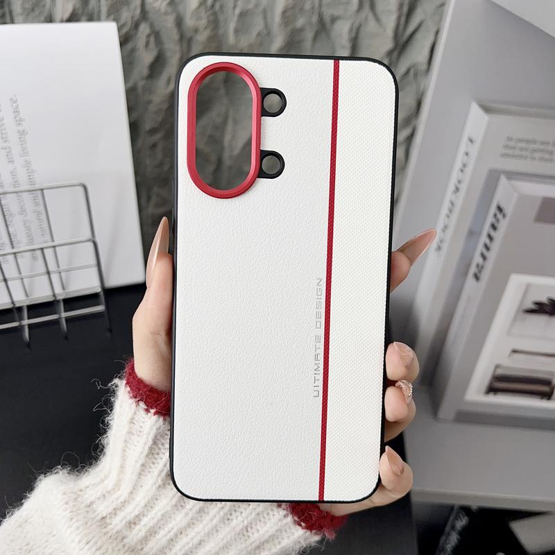 For Xiaomi Redmi Turbo 5 5 Max Case Fashion PU Plain Leather Colored Splicing Ultra-thin Protective Cover for Redmi Turbo5