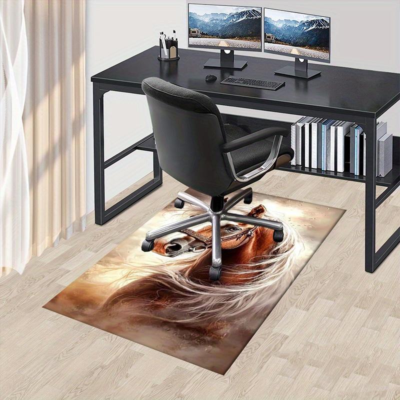 1pc Horse,Mane,Freedom Office Carpet Soft Polyester Entrance Carpet Washable Non Slip Machine Washab