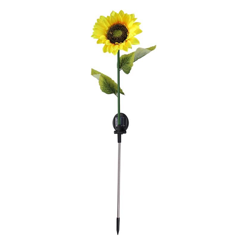 

1/2 шт. Светодиодные солнечные подсолнухи Садовое украшение Цветочный свет Газонная лампа Водонепроницаемый Ландшафтный свет Домашний декоративный солнечный фонарь