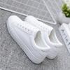 Spring and Autumn New Flat Baseplate Shoes Student Breathable Single Shoes Casual White Shoes